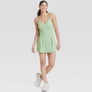 JoyLab Light Green athletic dress with corset detail